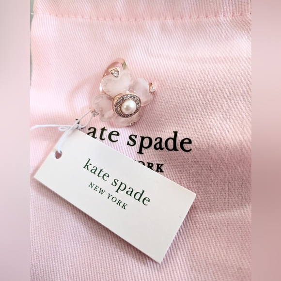 KATE SPADE NEW YORK SPADE FLOWER RING - Picture 8 of 14